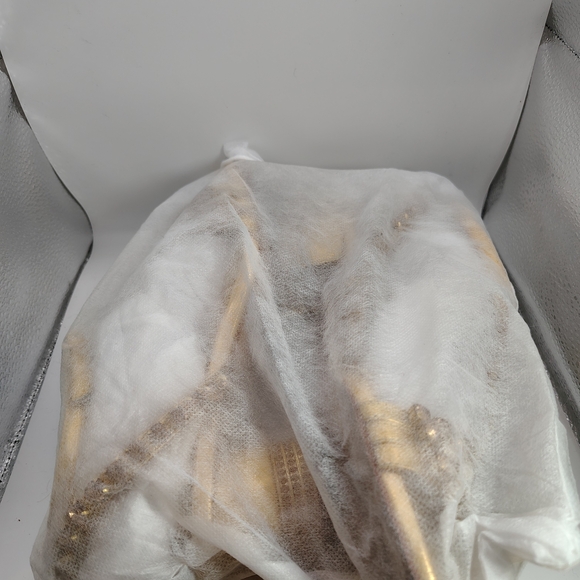 Jeffrey Campbell Gold Embellished Women's Sandals Size 9M Includes Box,Dust Bag - Picture 14 of 15